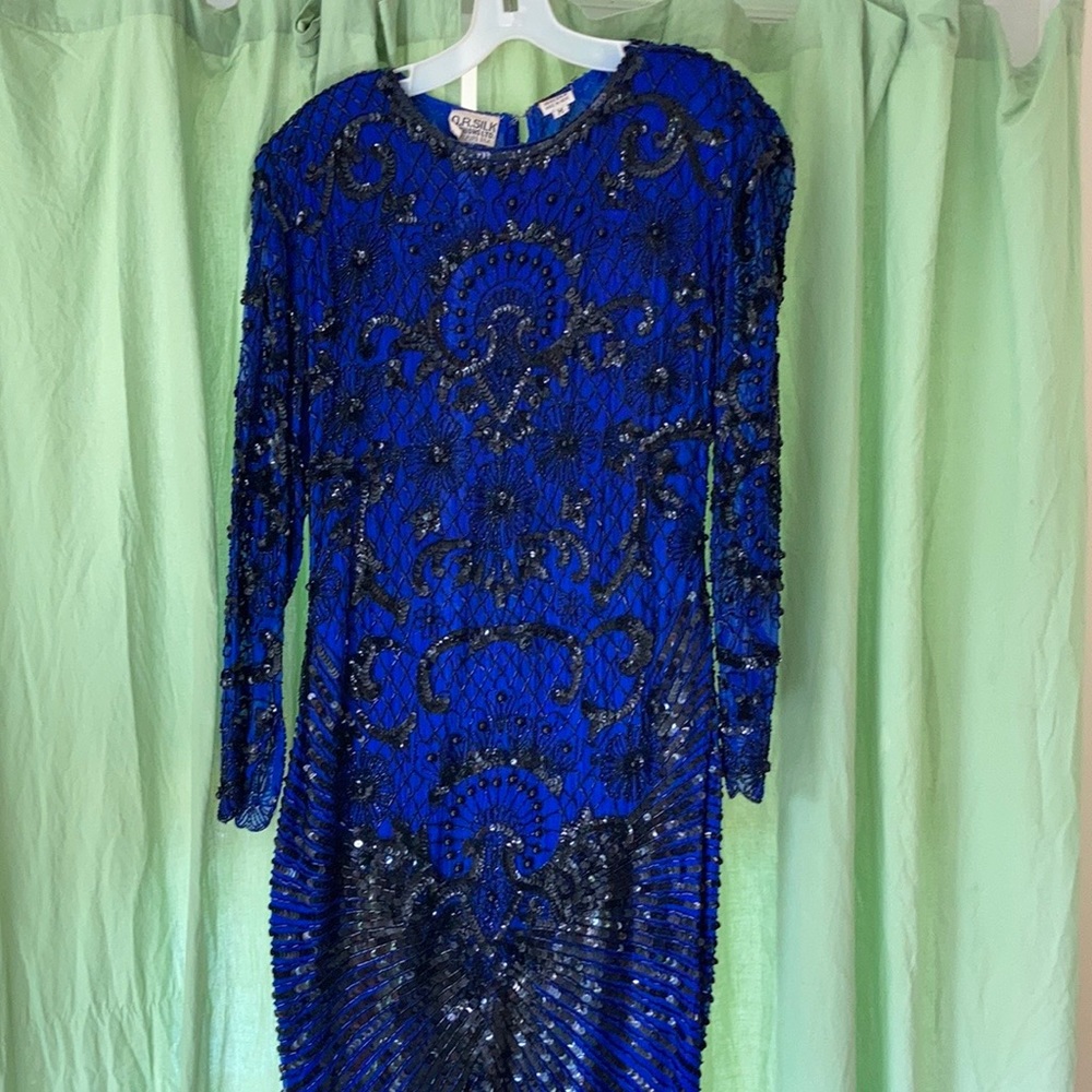 Retro BLING!  Beaded dress